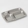 Stainless steel tray, 4 sections