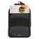 Car carpet carpet-ACM-RCM-03 car rugs, with pile inserts, gray/black, set 4 pcs