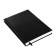 Dated diary 2024, A5, 176 sheets, Attomex.arkona, Bumvinyl cover, Lasse, Block 70 g/m2, black