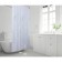 The bathroom curtains Prato, 180 x 200 cm, green color