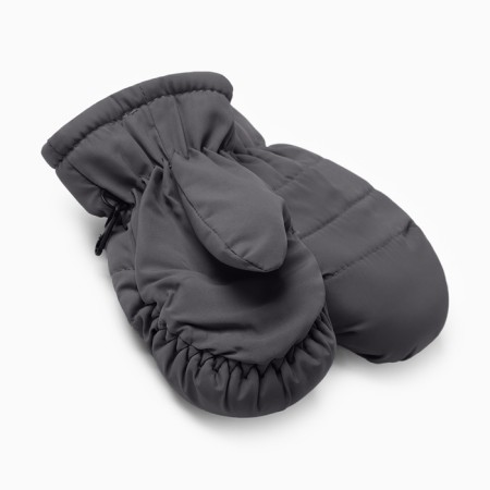 Winter children's mittens minku, gray color, 15cm-1