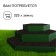 Glocked flowerbed, 3 tiers, d = 60–100–140 cm, h = 45 cm, green, Greengo
