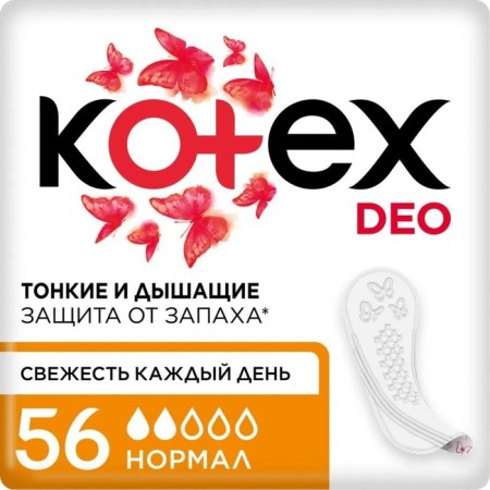 Daily gaskets Kotex normal DeO 56 pcs.
