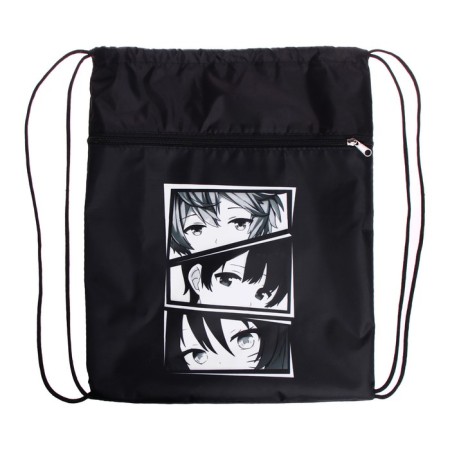 A bag for shoes with a pocket of 420 x 340 mm, calligrata MSO-7C, (soft polyester, density 210D), "Anime Eye"-1