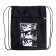 A bag for shoes with a pocket of 420 x 340 mm, calligrata MSO-7C, (soft polyester, density 210D), "Anime Eye"