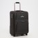 Small 20 suitcase, lightning department, code castle, 3 wheels, 2 outer pockets, brown color