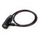 Lockery Lockland bike castle, 6x650 mm, English key with a plastic handle