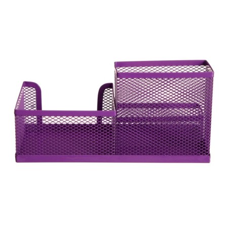 Chancellery trifle stand, 3 compartments, mesh, metal, lilac-3