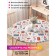 The tablecloth "Festive cat", round, oxford, elastic band, size 120x120 cm, diameter 75-100 cm