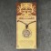 Amulet-cranes "Circle quadrature" No. 47, metallic