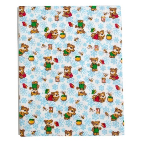 Children's flannel diaper, mixing color, size 75x130 cm, 100% cotton, 170 gm