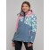 Ski jacket female, size 46, pink color