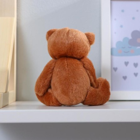 Soft toy "Bear with a bow", with hearts, color mix-2
