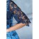 Women's dress, size 48, blue color