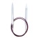 Knitting needles, circular, d = 9 mm, 80 cm