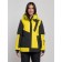 Ski jacket female, size 44, yellow color