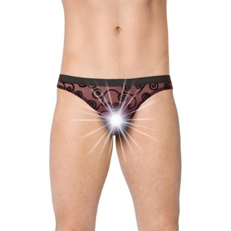 Men's panties Softline collection, with a pattern, purple color, size XL