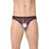 Men's panties Softline collection, with a pattern, purple color, size XL