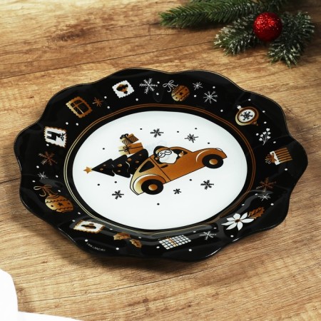 The plate "Time of miracles. New Year ", 23 cm-2