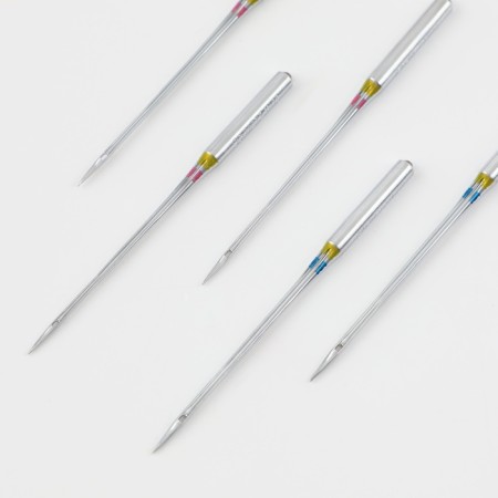 Needles for household sewing machines, for stretch tones, No. 75-90, 5 pcs-2