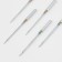 Needles for household sewing machines, for stretch tones, No. 75-90, 5 pcs