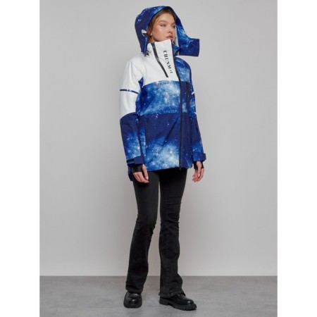 Ski jacket female, size 42, blue color-18