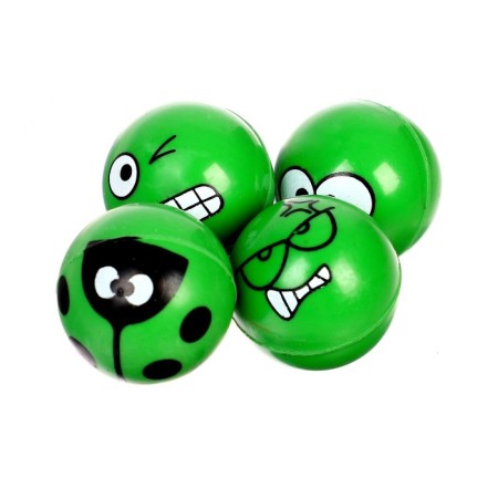 Rubber ball "Smiley", 2.7 cm, Mix color-3