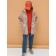 Vetrovka for girls, height 134 cm, sandy color
