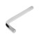 Key IMBUS SIBRTEK 12344, HEX, 45X, hardened, nickel, 12 mm