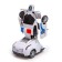 Robot radio -controlled "policeman", transforms, light and sound effects