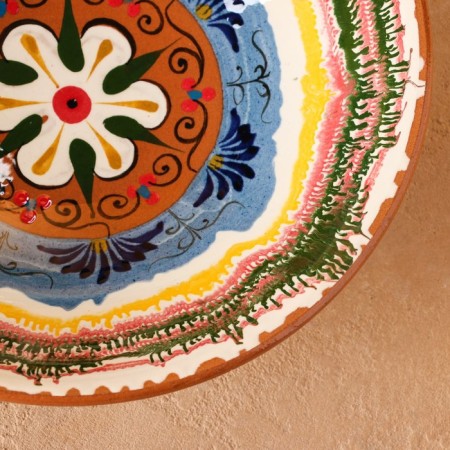 Buditsa Rishtan ceramics "Flowers", 25 cm-2