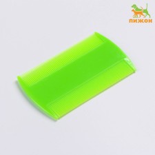 Combing combing combination of fleas, 8.8 x 5.2 cm, light green