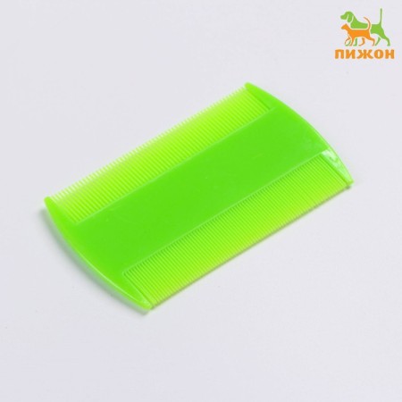 Combing combing combination of fleas, 8.8 x 5.2 cm, light green