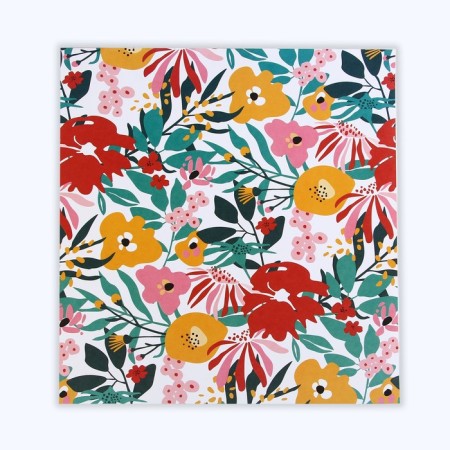 Scrapbooking paper "Bright flowers", 30.5 x 32 cm, 180 g/m²-3