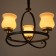 Cante "Country" 3x40W E27 black and gold 50x50x50 cm Bayerlux