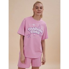 Female set, size XS, pink color