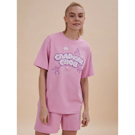 Female set, size XS, pink color