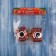 Jewelry decoration "camera" (set 2 pcs) 6.5x6 cm, red