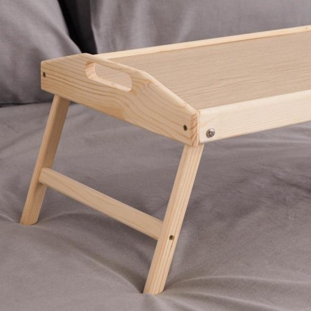 Folding breakfast table, 50 × 30cm, with handles-3