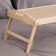 Folding breakfast table, 50 × 30cm, with handles