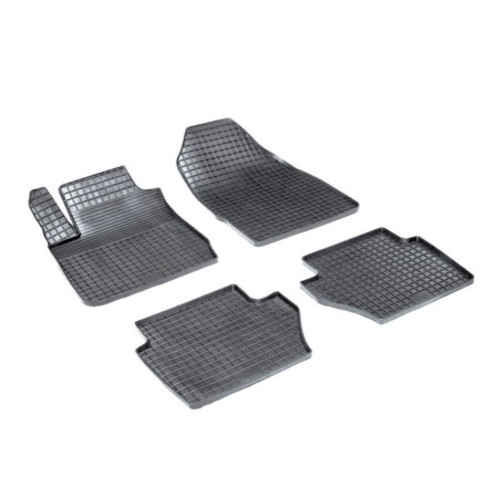 Rubber rugs ’grid’ for Ford Fiesta IV, 2008-2015