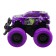 Friction Funky Toys machine, with crash effect, 4x4, purple color