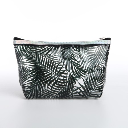 Cosmetic bag with lightning, black color-1