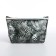 Cosmetic bag with lightning, black color