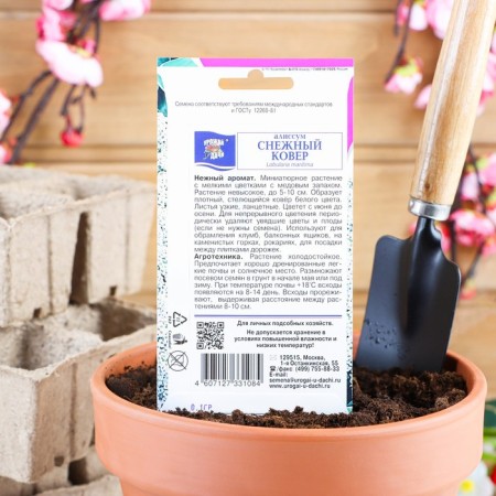 Alissum flowers "Snow Carpet", 0.1 gr.-1