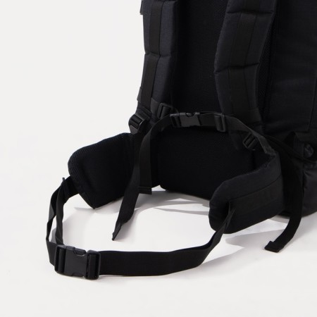 Tourist backpack, 100 l, screed, 4 outer pockets, huntsman, black color-2