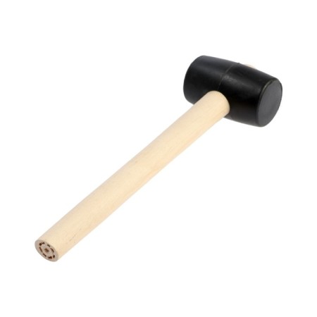 Kiyanka scrap, wooden handle, black rubber, 45 mm, 200 g-4
