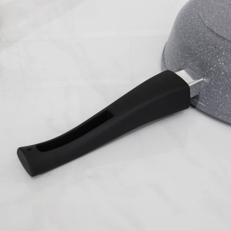 Flot Dilan "Marbl", d = 28 cm, glass cover, removable handle, anti -stick coating-4