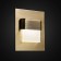 The built -in Citilux "Scully" CLD006K3, 7.7x7.7 cm, 1x1W, LED, brown color