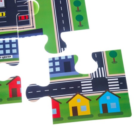 A traffic light with the gaming field "Study traffic rules", lighting effects, Russian chip, blue tractor-9